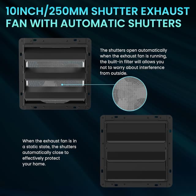 Thumbnail 6 de HG Power 250mm Abluftventilator 1100 m³/h