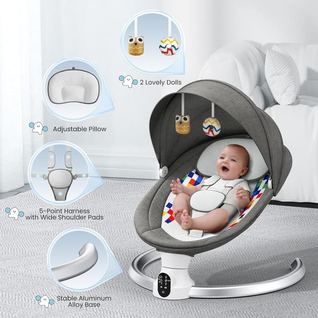 Thumbnail 2 de Helangel Altalena per neonati 9 kg 🎠