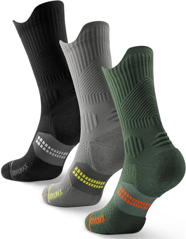 Imagen de Juclise Bambù Coolmax Compressione Sportivi Calzini Uomo 15-20 mmHg en OfertitasTOP