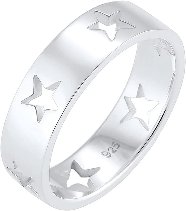 Detalle de Elli Ring Sterne Astro Bandring 9 💍