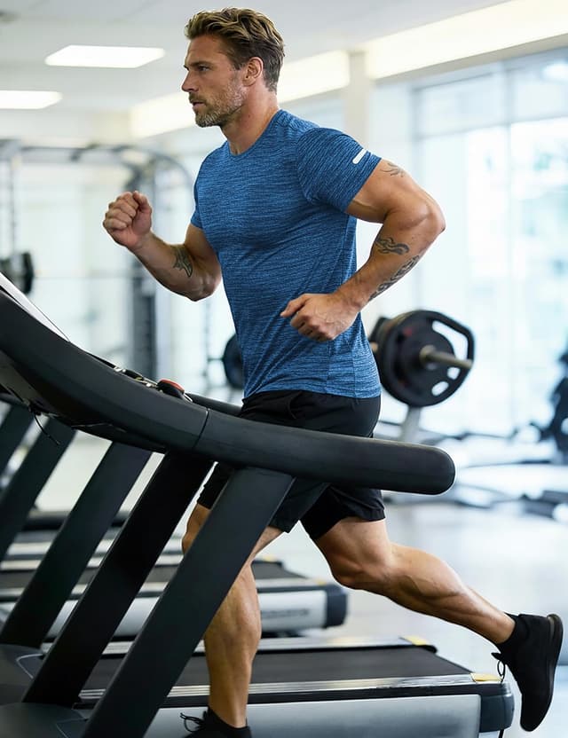 Detalle 2 de MAGCOMSEN men’s quick-dry gym running T-shirt (lightweight, breathable)