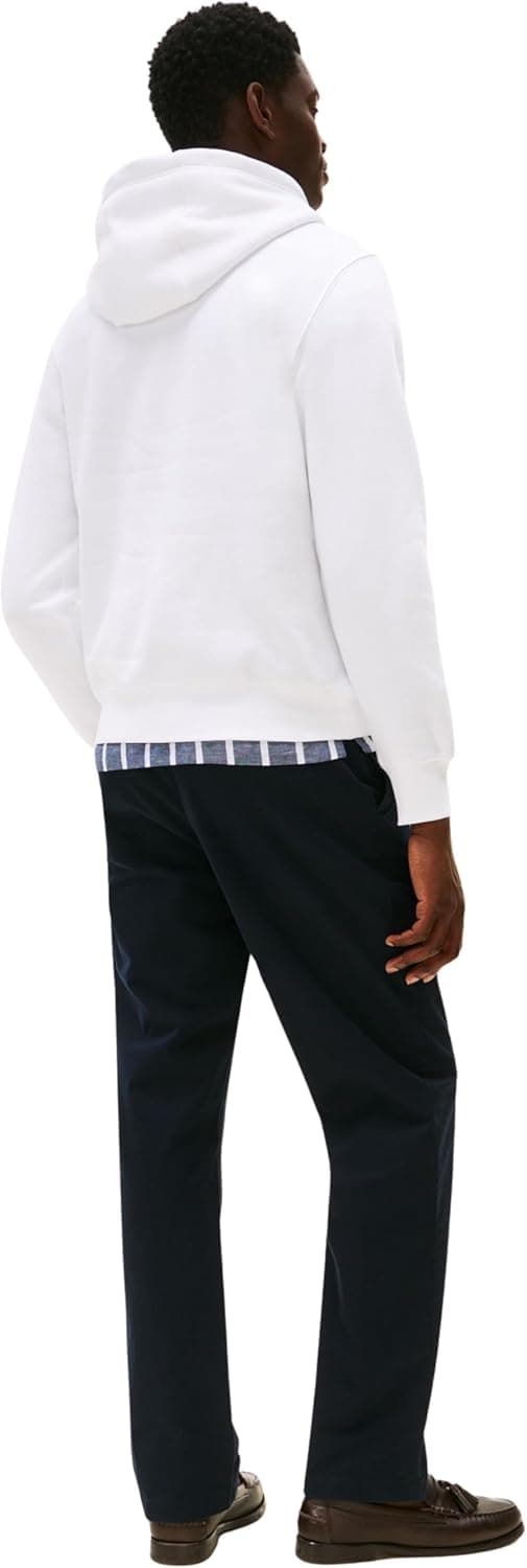 Detalle de Tommy Hilfiger Uomo Felpa con Cappuccio Chest Insert con Marsupio