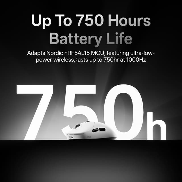 Detalle de Rapoo VT2 wireless gaming mouse 8K