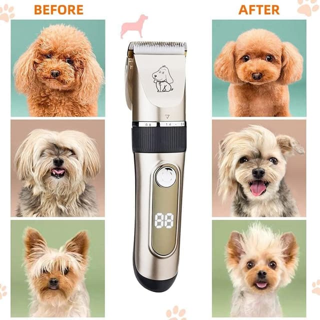 Thumbnail 5 de KAEFUYS Schermaschine Hund mit LCD Anzeige