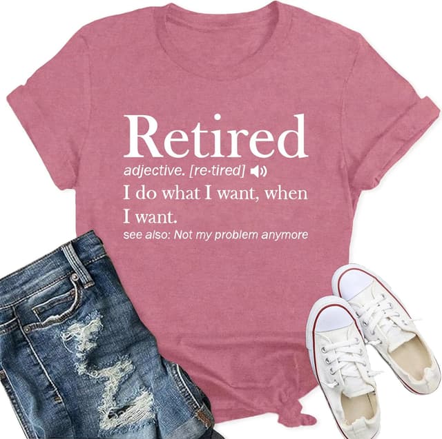 Thumbnail 6 de Qskall Retirement T Shirts for Women – Grandma Retired Tee with humorous slogan