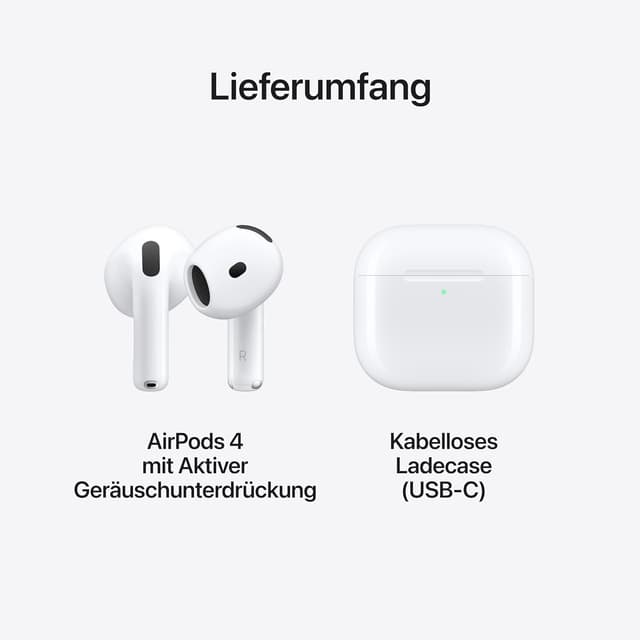 Detalle de Apple AirPods 4 Kabellose Kopfhörer