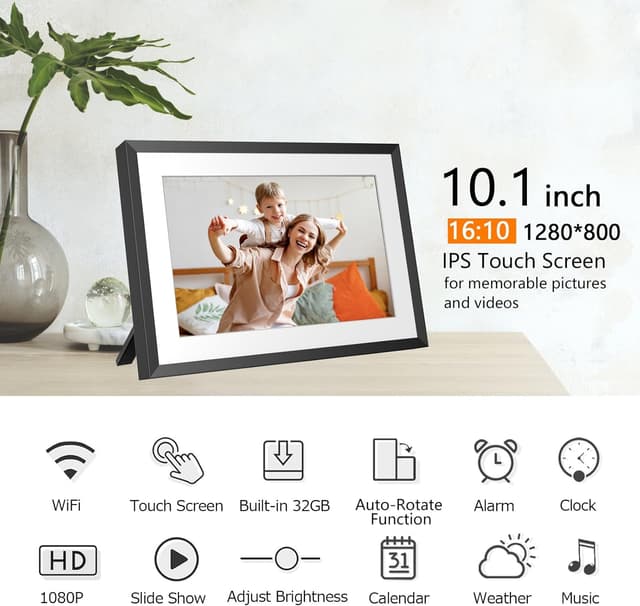 Thumbnail 1 de AKImart 10.1 Inch Digital Frame 32GB