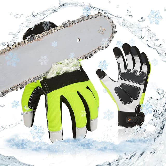 Thumbnail 6 de Vgo... 1 paire gants pour tronçonneuse 0℃