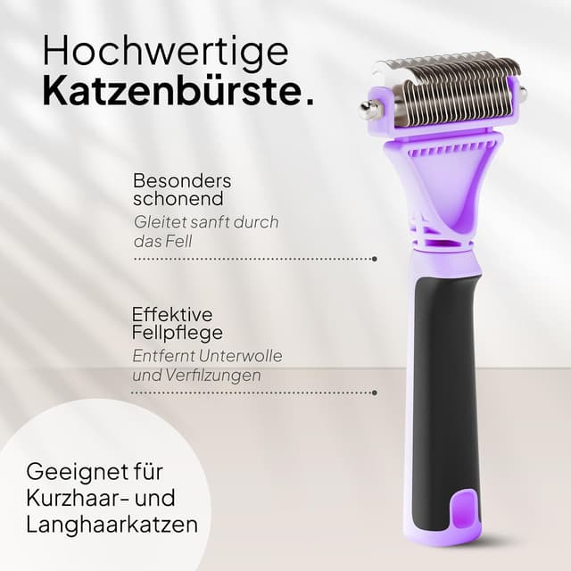 Thumbnail 6 de Pretty Paw Katzen Bürste 95% Haarentfernung 🐾