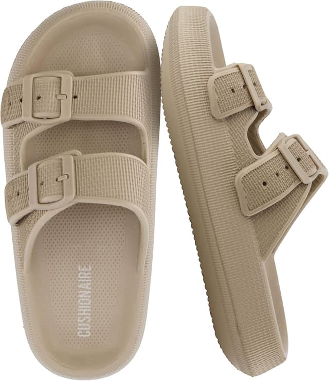 Detalle de CUSHIONAIRE Fame recovery sandals