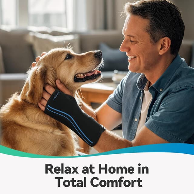 Thumbnail 6 de AGPTEK Carpal Tunnel Wrist Support for Night Sleep (Night-Use Fitted Splint, Cushioned Pads) – Size S