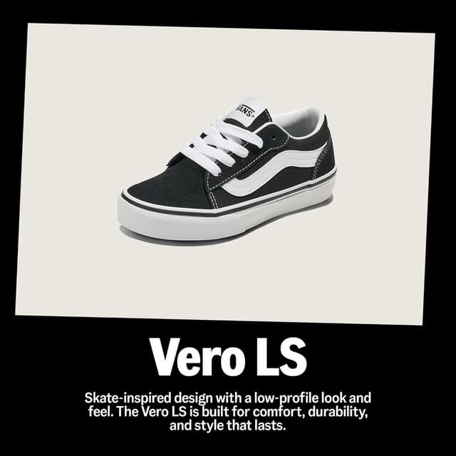 Detalle de Vans Vero LS – Scarpe da ginnastica unisex per bambini e ragazzi