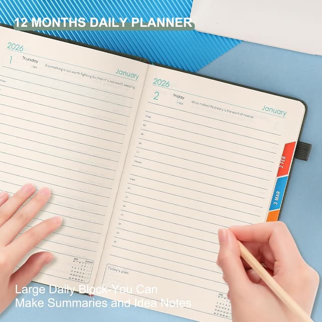 Detalle de Agenda scolastica 2026 A5 una pagina al giorno