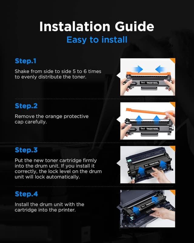 Detalle 1 de TN2510XL toner 2 pack, 3000 pages