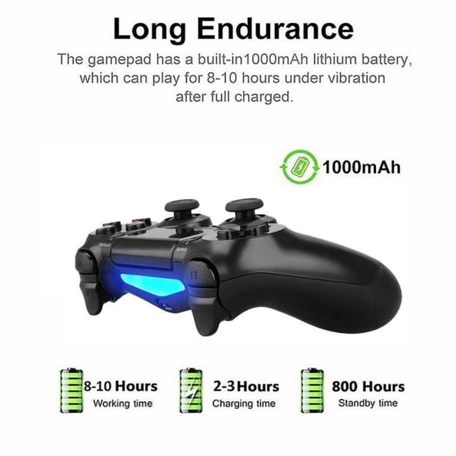 Detalle de Klack KPS4 mando inalámbrico para PC/PS4 verde