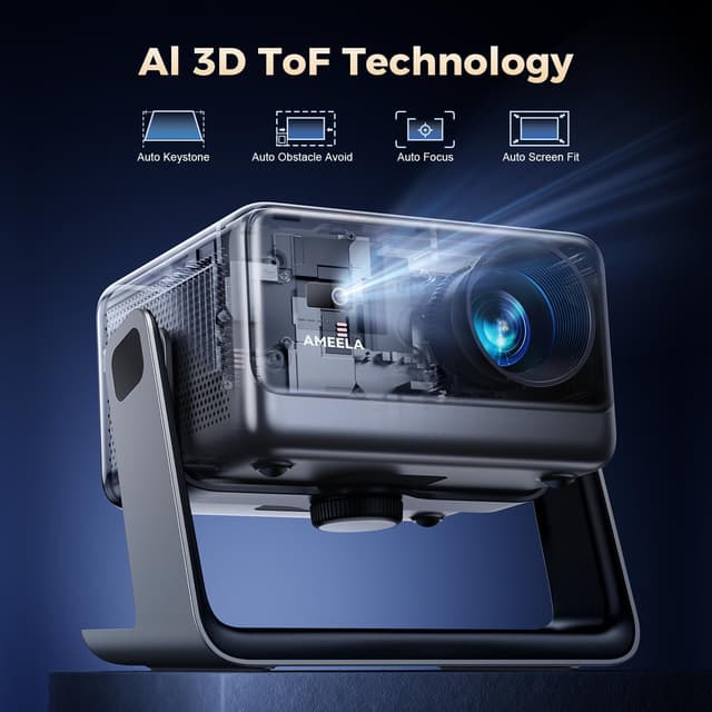 Detalle 2 de AMEELA Smart 4K projector with 30000 lumens