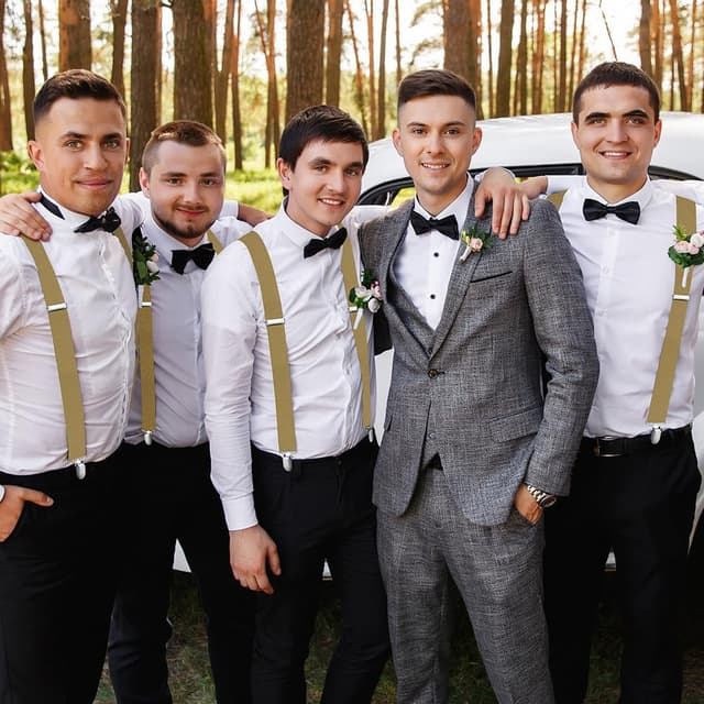 Thumbnail 6 de Aomig Bretelle con clip in metallo regolabili larghe 3,5 cm