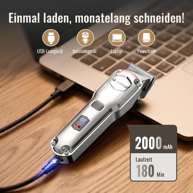 Thumbnail 4 de Jack & Rose Haarschneidemaschine 180 Min. Laufzeit ✂