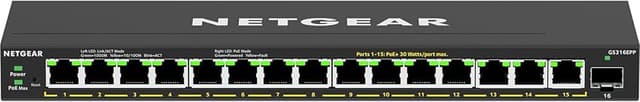 Thumbnail 5 de NETGEAR GS316EP Switch Gigabit 15 PoE+ 180 W