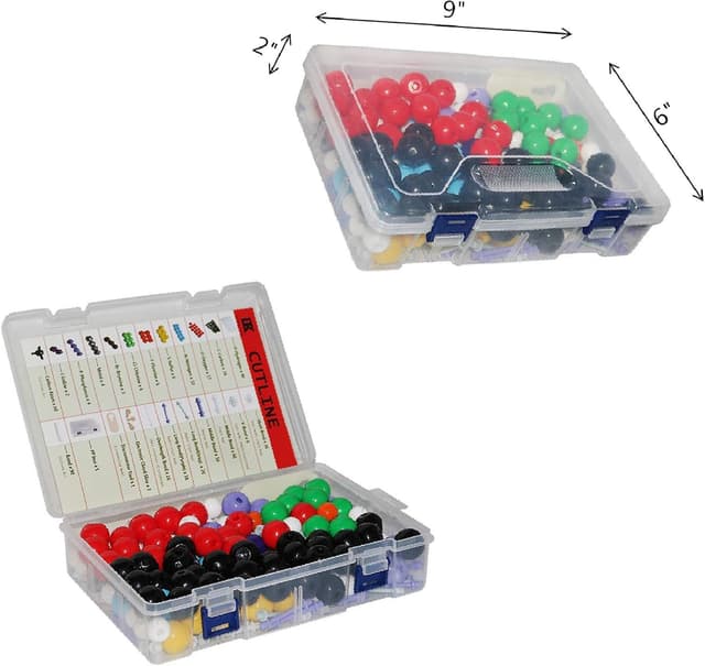 Thumbnail 5 de Kit modèles moléculaires de chimie 444 pièces