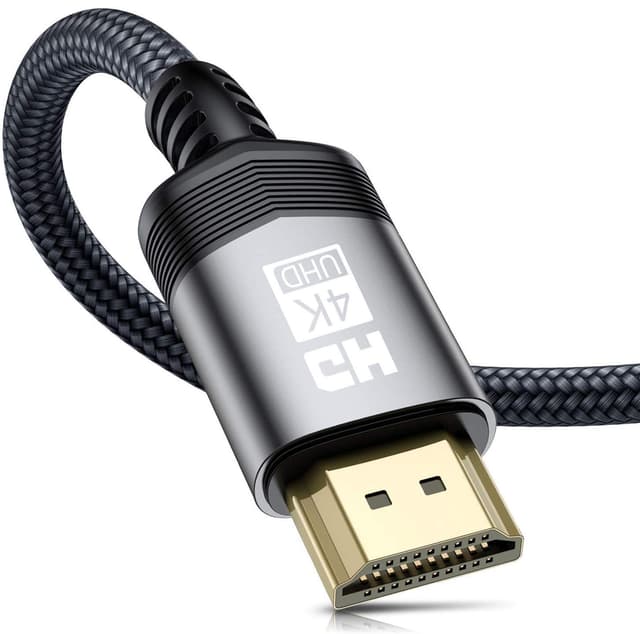 Detalle de sweguard 4K HDMI-Kabel 4 Meter (HDMI 2.0, 4K@60Hz, 18 Gbps) mit ARC/Audio-Rückkanal