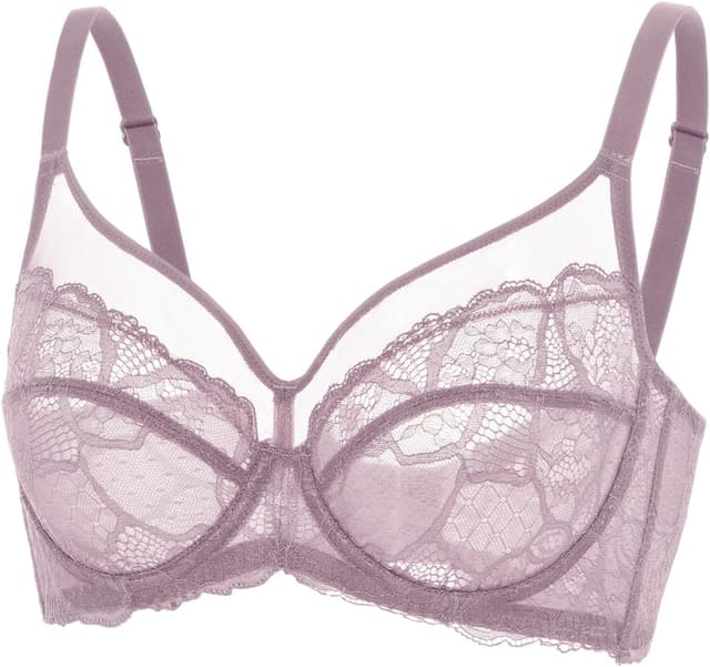 Thumbnail 6 de DOBREVA Femme soutien-gorge transparent en dentelle avec armatures minimiseur
