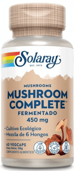 Imagen de Solaray Mushroom Complete 60 cápsulas vegetales 🍶 en OfertitasTOP