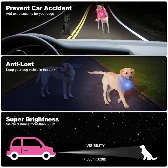 Thumbnail 5 de AHJ Hundelicht LED Aufladbar 2 Stück 25 h Laufzeit