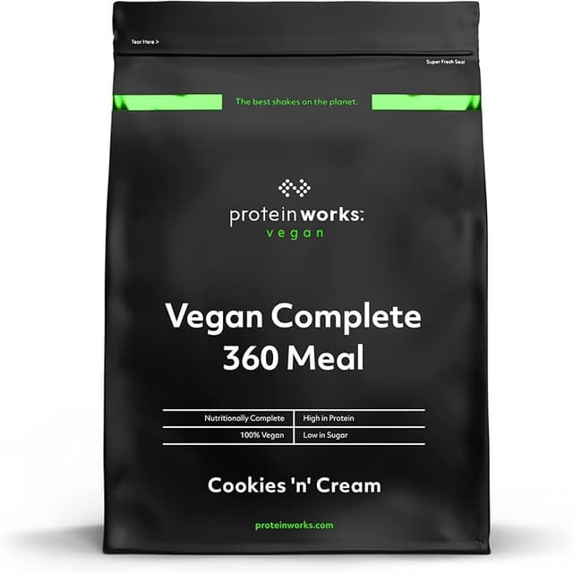 Thumbnail 3 de THE PROTEIN WORKS Complete 360 Meal 🍨 Vainilla Vegano 500g