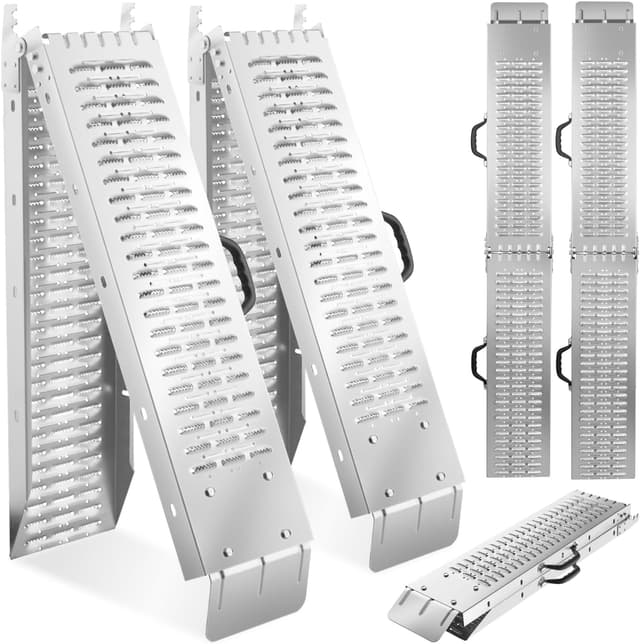 Imagen de tectake® 2X Rampas plegables 186 cm para carga en OfertitasTOP