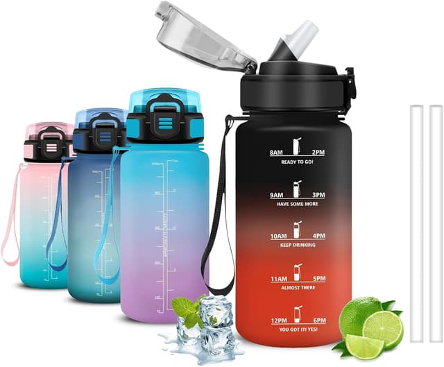 Detalle de Borraccia bambini 500 ml Mujigaga con cannuccia