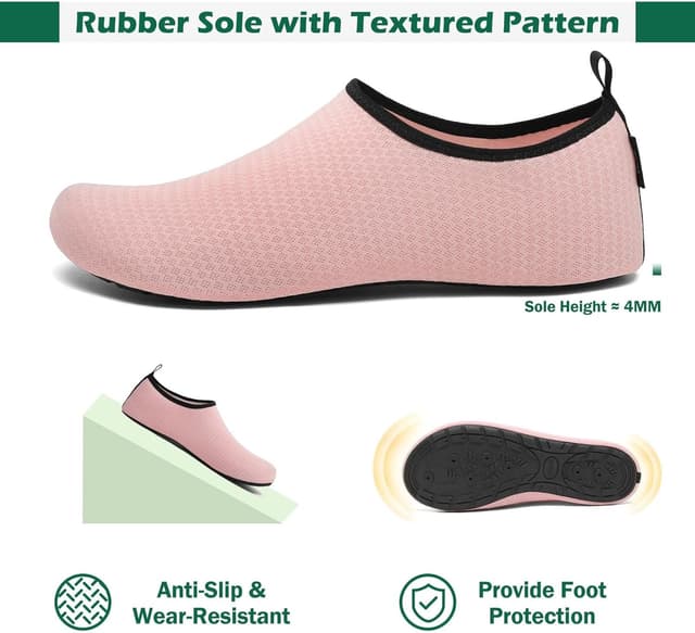 Detalle de SAGUARO Chaussures aquatiques homme/femme à séchage rapide (suaie antidérapante et 7 trous de drainage)