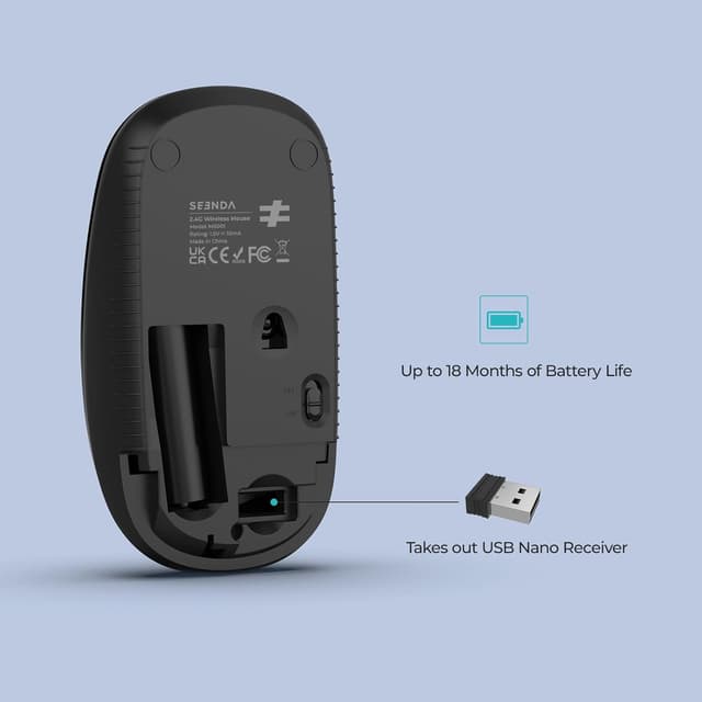 Thumbnail 6 de seenda Wireless Mouse 1600 DPI