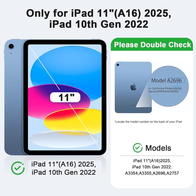 Detalle de iPad 11 screen protector, 2 pack