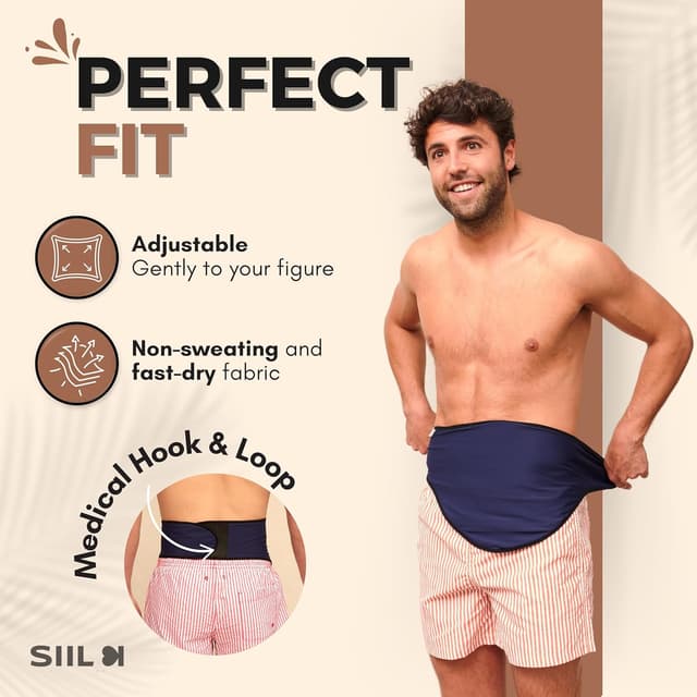 Thumbnail 6 de SIIL Stoma Belt for Men & Women (M) – Ostomy Belt & Bag Covers for Sports and Swimming
