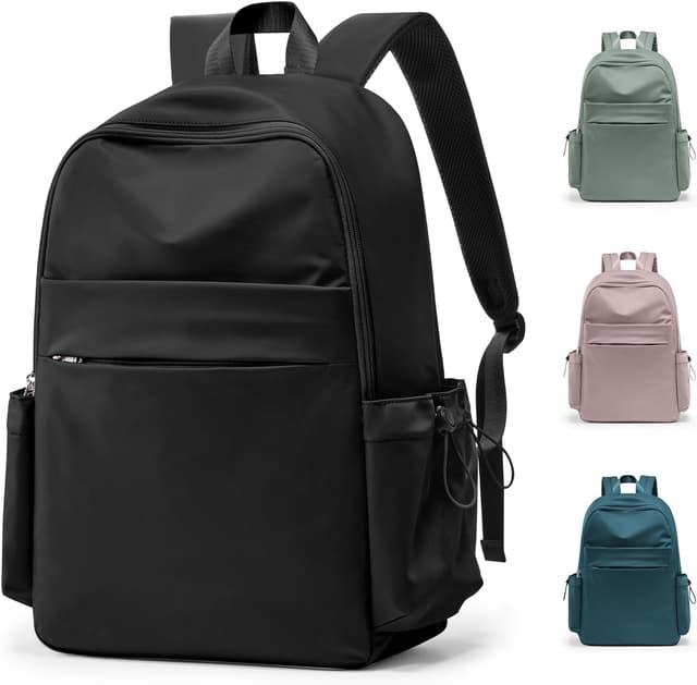 Detalle de WEPLAN sac à dos scolaire et collège imperméable 45 × 34 × 14 cm avec poche antivol