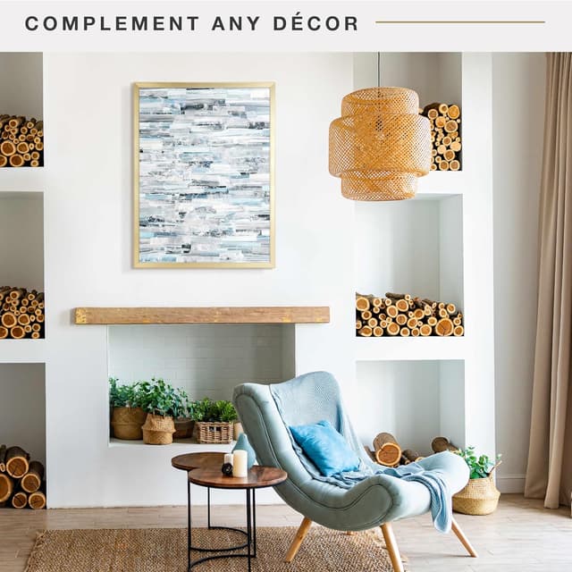 Detalle de MCS Gallery Foundation Large cadre photo laiton, vertical et horizontal, 45,7 x 61 cm