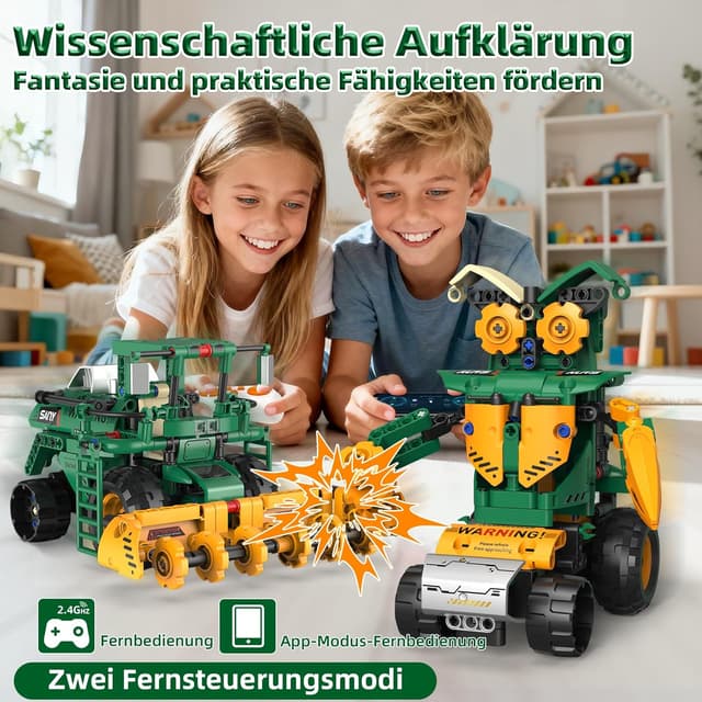 Thumbnail 2 de Technik Roboter Bauspielzeug 5 in 1