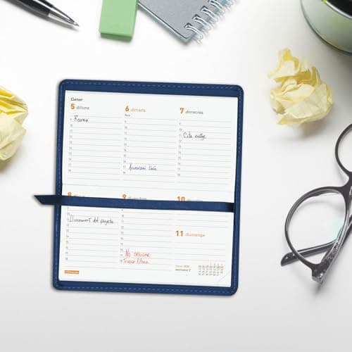 Detalle de Finocam Ibis Agenda Semana Vista vertical 12 meses 📔