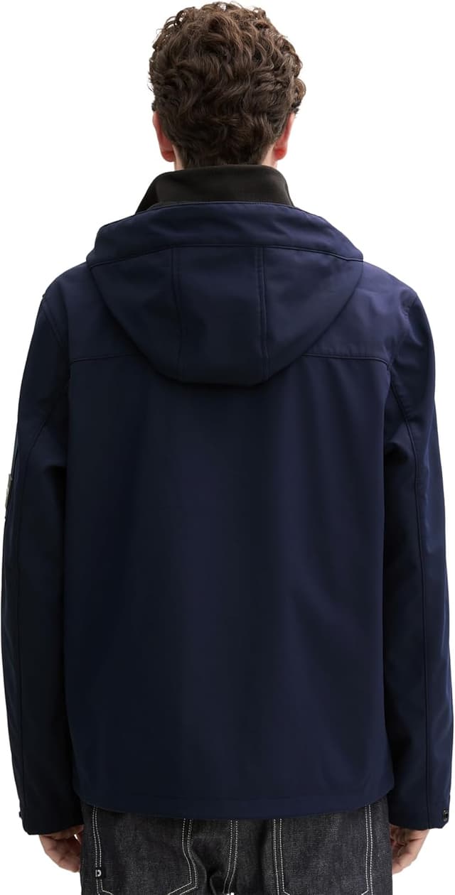 Detalle 2 de TOM TAILOR 1044095 Giacca uomo softshell con cappuccio regolabile