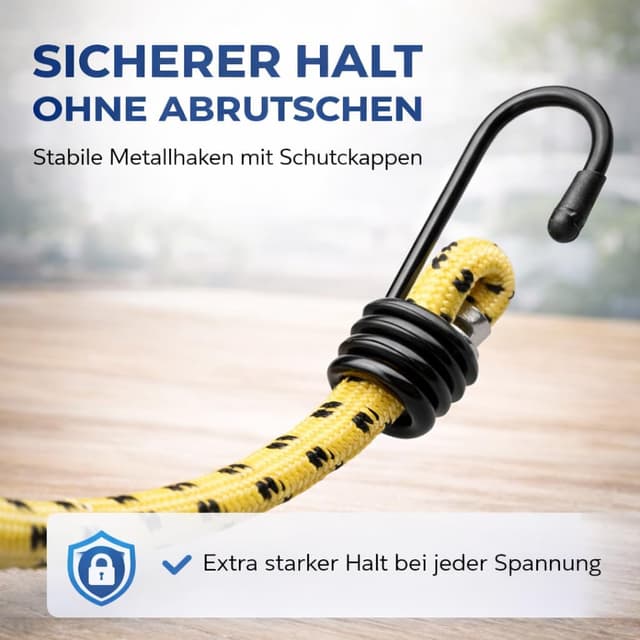 Thumbnail 5 de 10er Expander mit Haken 8 Längen Set