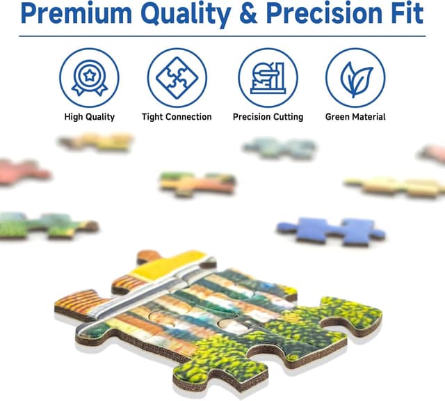 Detalle 1 de Puzzle 1000 Teile Seenlandschaft, 70 x 50 cm