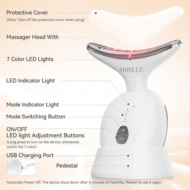 Thumbnail 5 de QUELLE Appareil Anti Rides EMS 45°C