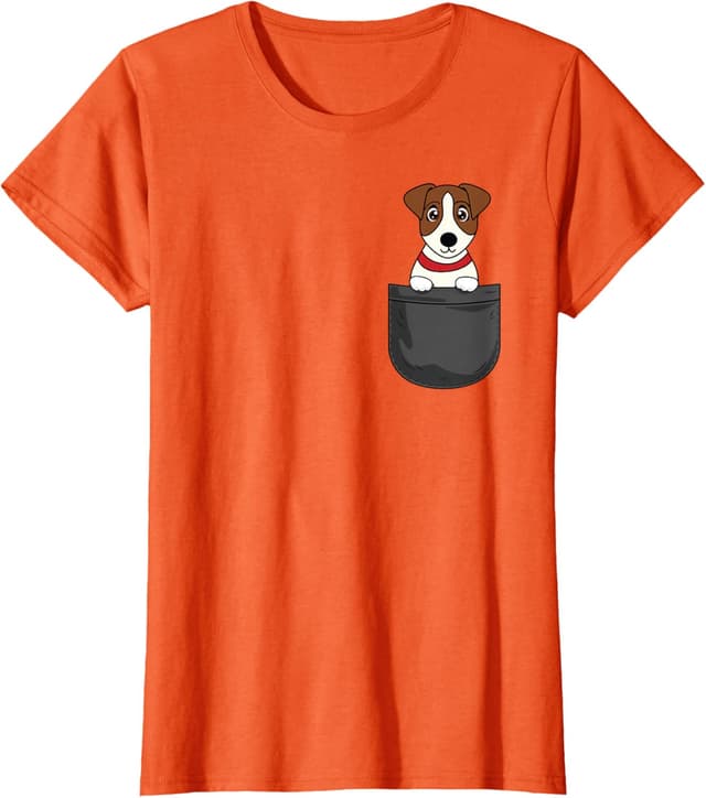 Detalle de Jack Russell in tasca Maglietta cane