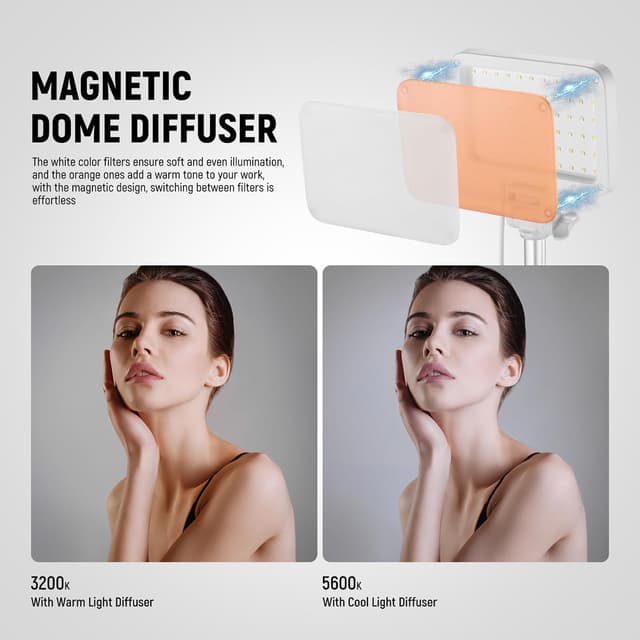 Detalle de NEEWER LED Video Light Kit 2 Pack 66 LEDs