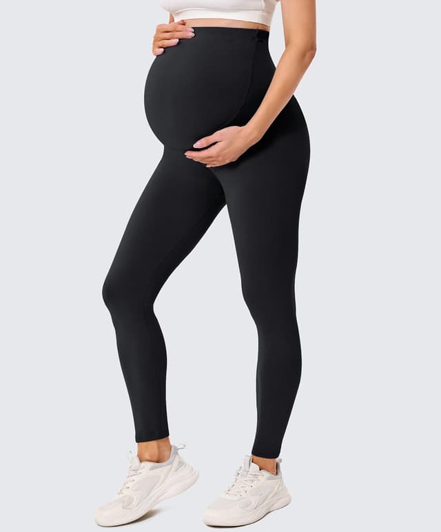 Detalle 2 de BAYDI Creamlush Umstandsleggings Schwangerschaft 4-Wege-Stretch