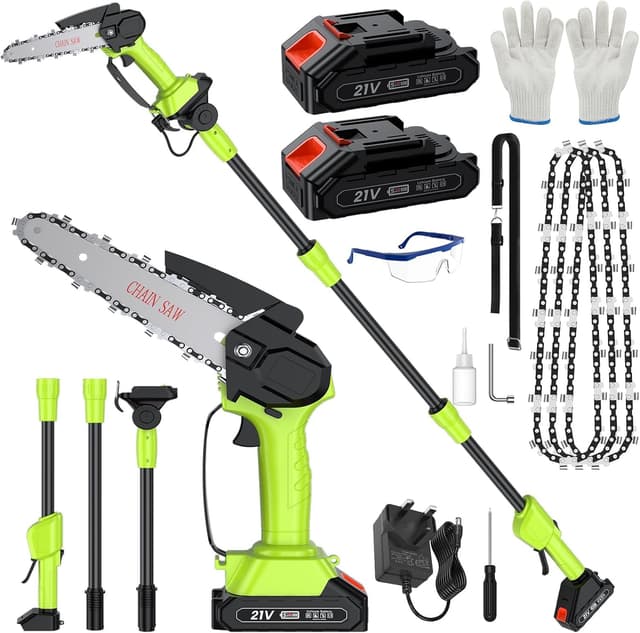 Imagen de Cordless Pole Saw 12.47Ft 2-in-1 en OfertitasTOP