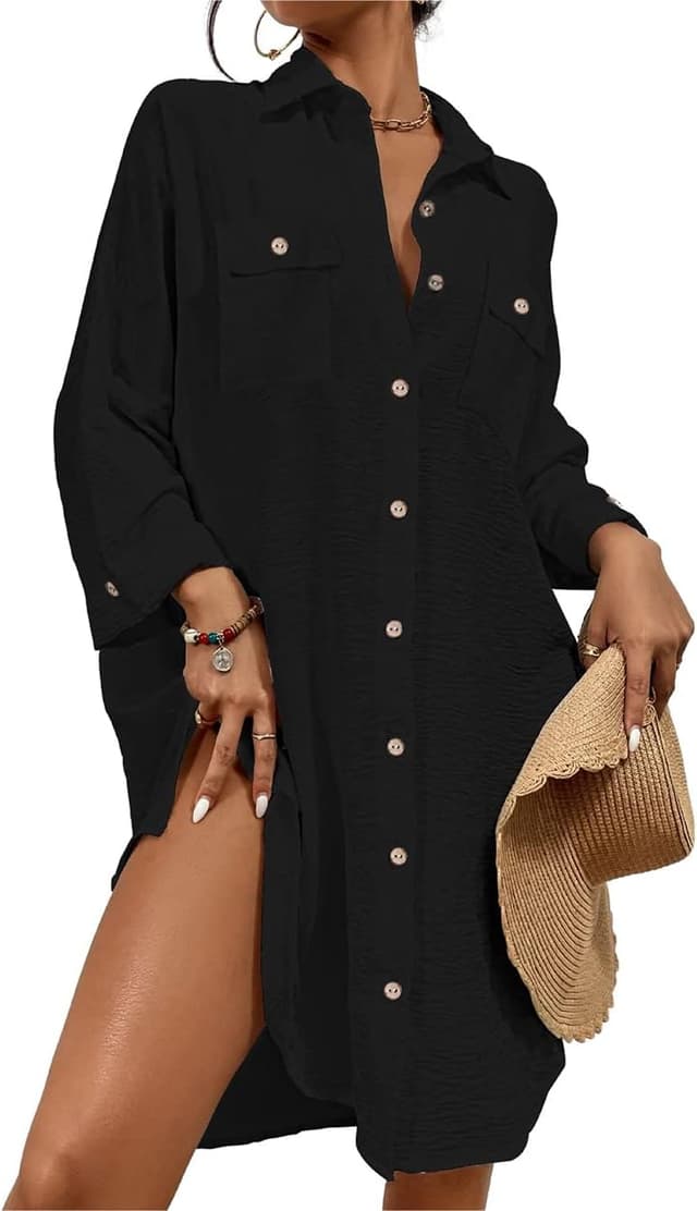 Detalle de Bsubseach Modern Cover Up Blouse S