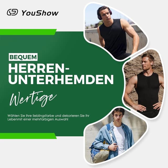 Thumbnail 5 de YouShow Unterhemd 3er Pack 100% Baumwolle