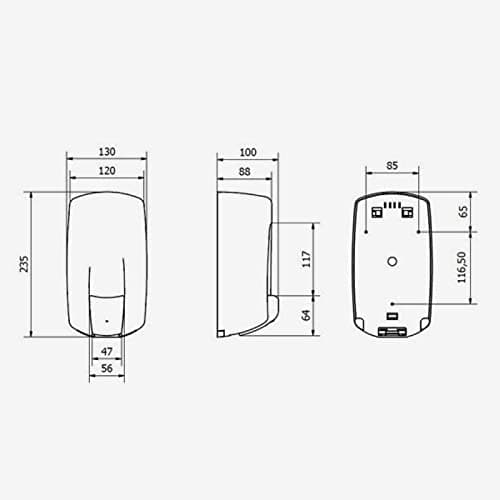 Detalle 2 de Jofel Aitana AC70000 dosificador de jabón 0.9 L
